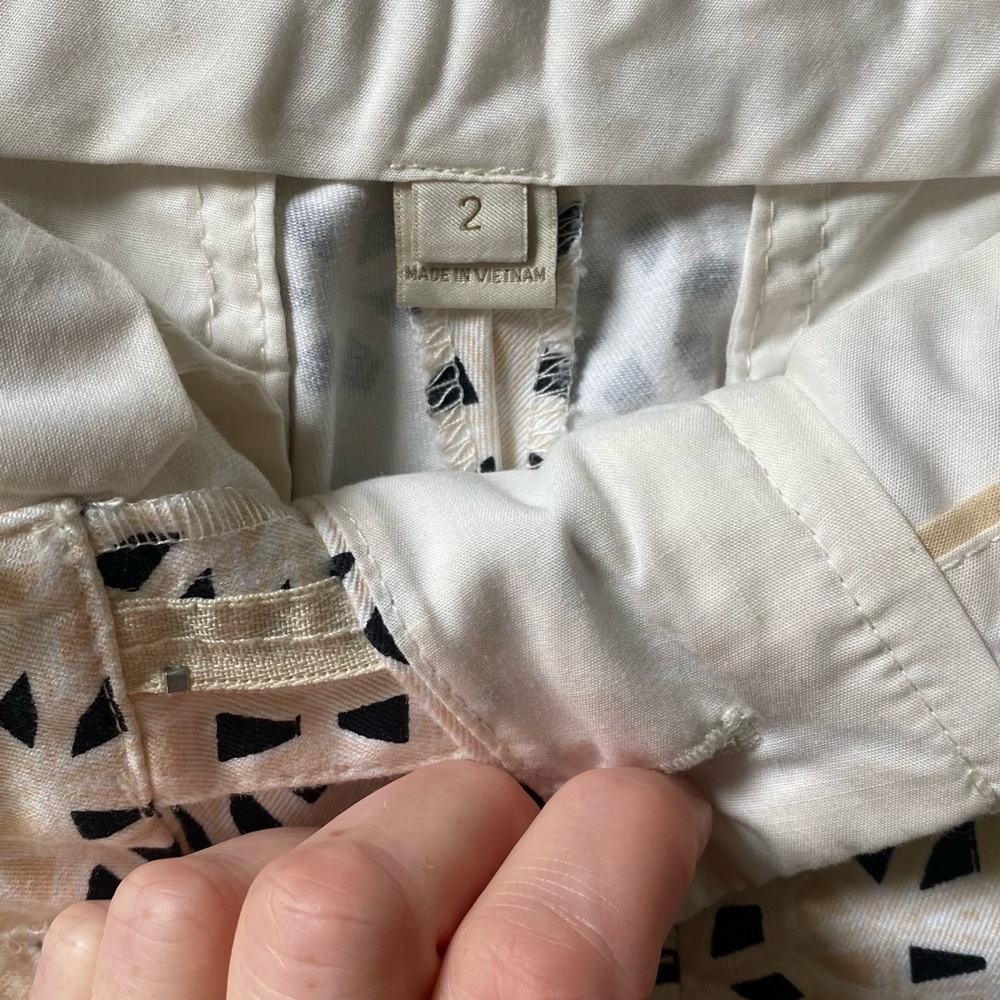 Jcrew Shorts Cream Pattern - image 4